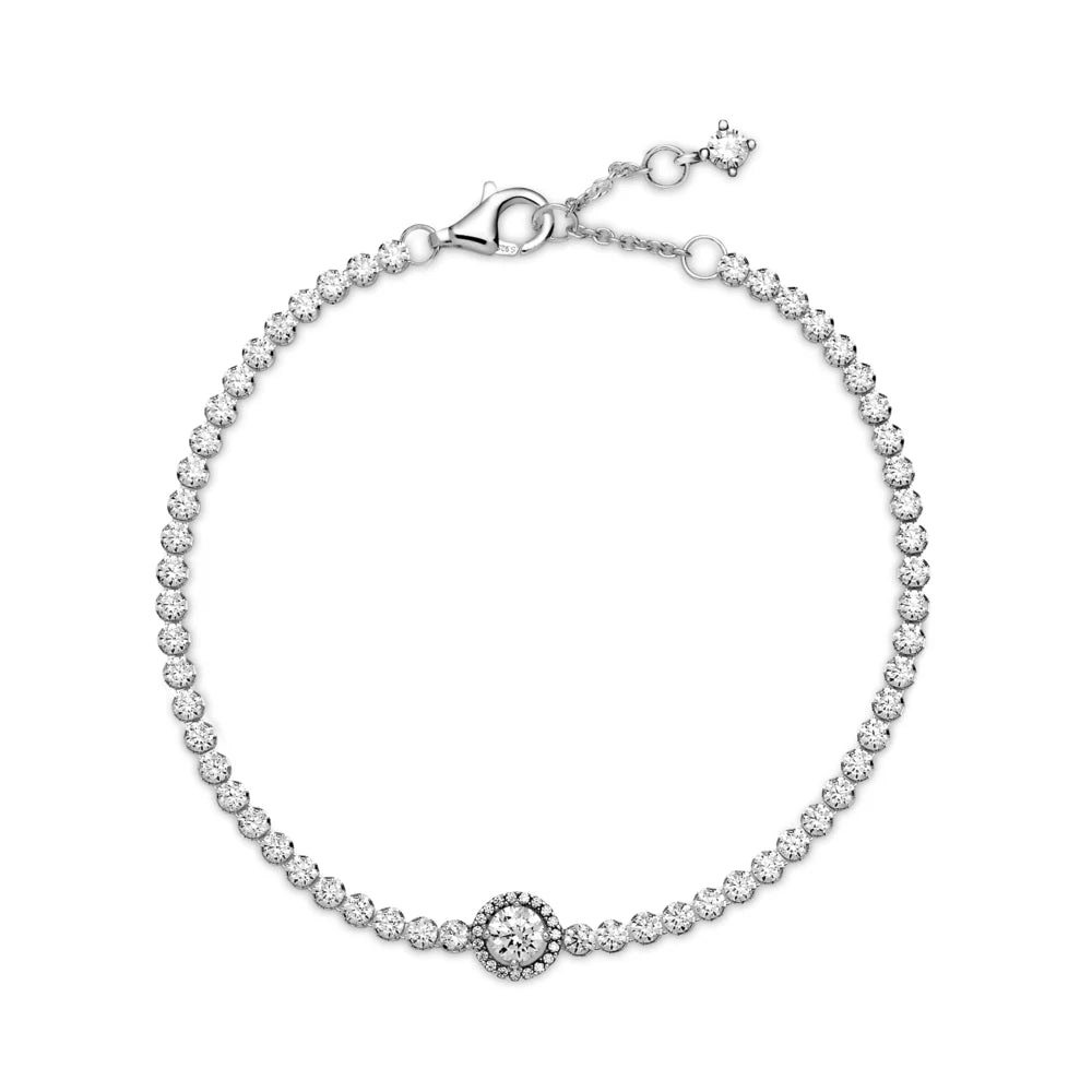 Pandora Sparkling Halo Tennis Bracelet