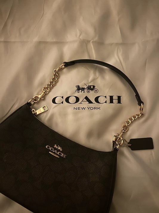 Coach Teri Shoulder Bag In Signature Canvas