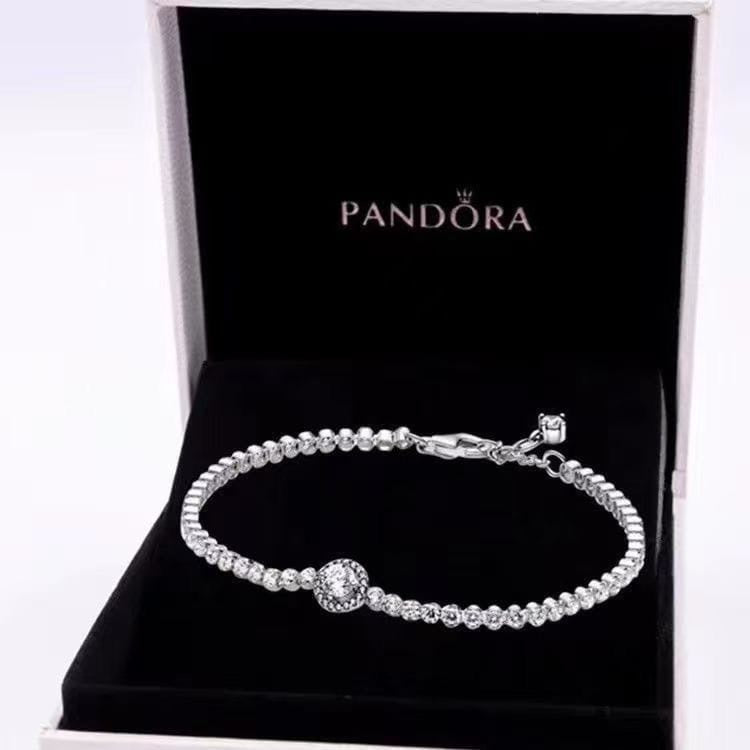 Pandora Sparkling Halo Tennis Bracelet