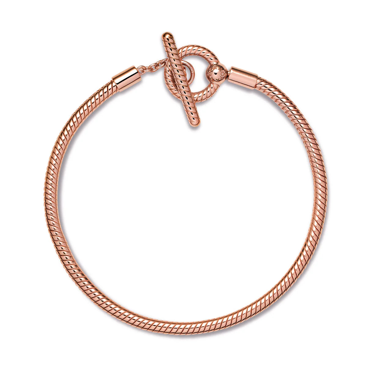 Pandora Moments T-Bar Snake Chain Bracelet